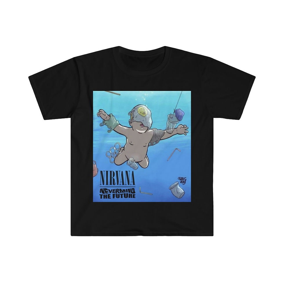 Thumbnail: Soft Cotton T-Shirt. Never Mind The Future