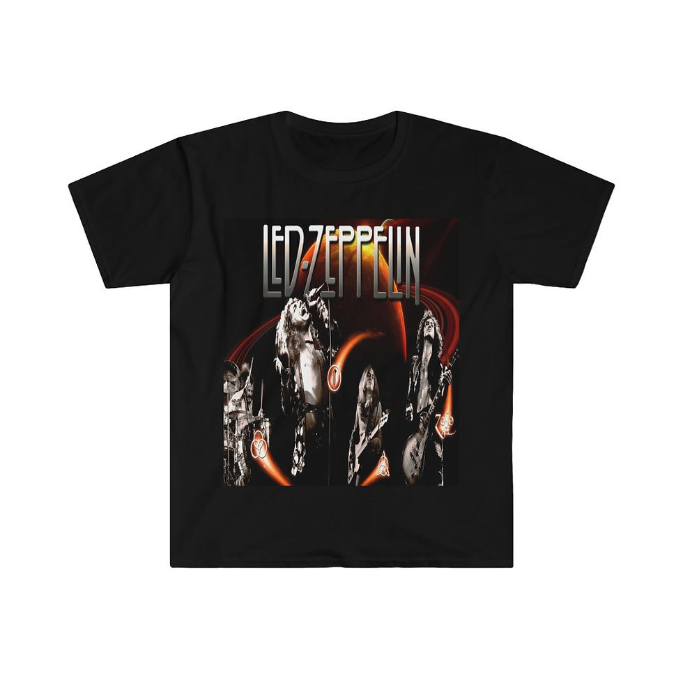 Soft Cotton T-Shirt. Led Zeppelin