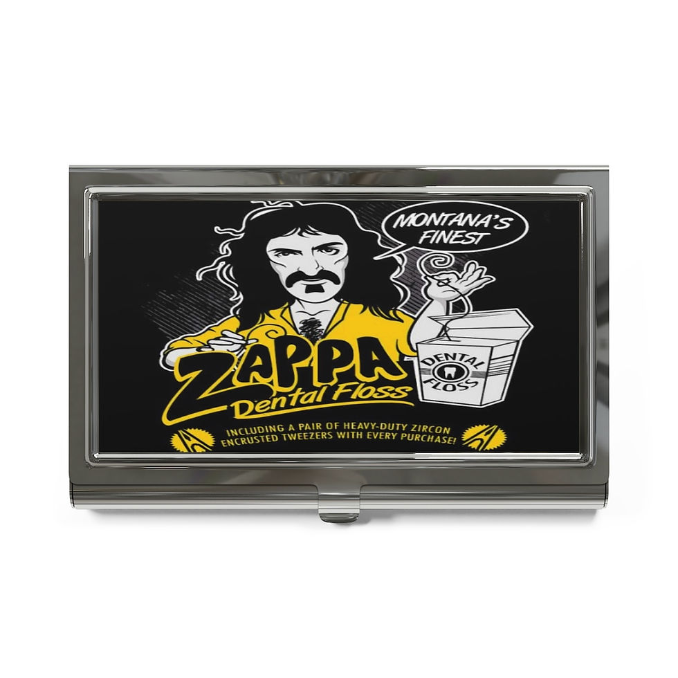 Business Card Holder Frank Zappa