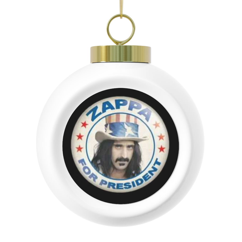Christmas Ball Ornament. Frank Zappa