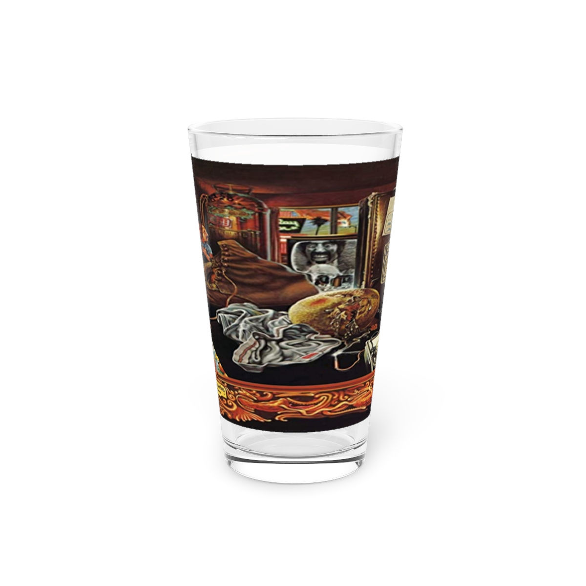 Beer Pint Glass, Zappa
