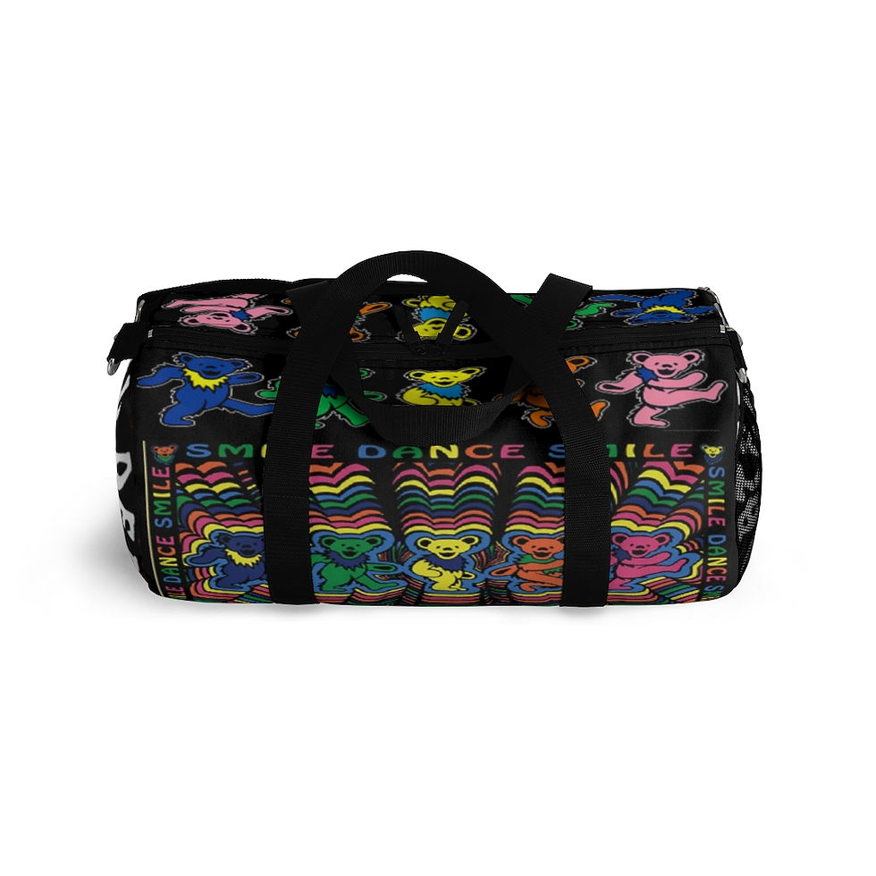 Thumbnail: Duffel Bag Grateful Dead Bears. Travel Bag