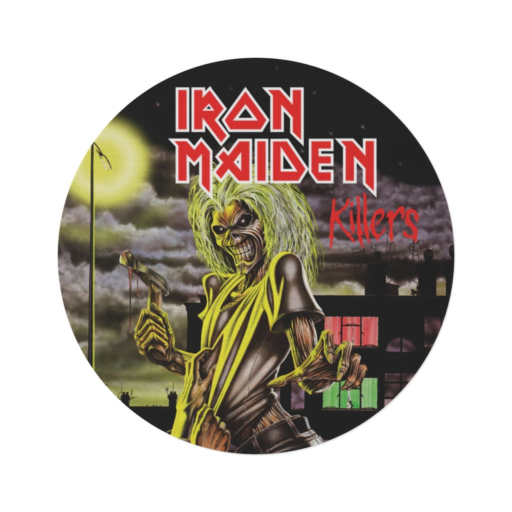 Round Rug. Iron Maiden. Killer