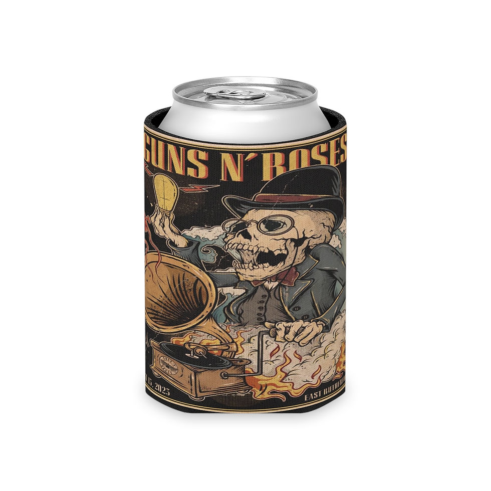 Can Cooler Koozie Guns N Roses. East Rutherford. NJ