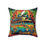 Thumbnail:  Faux Suede Square Pillow with Cover. Grateful Dead