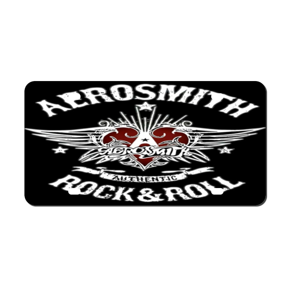 Made in USA Aluminum Car License Plate 12" x 6 " Aerosmith