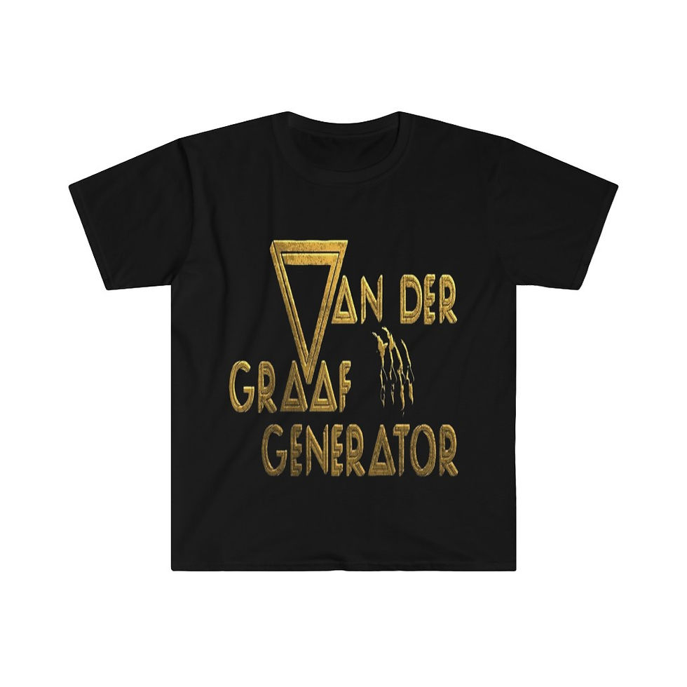 Van Der Graaf Generator T Shirt. Black