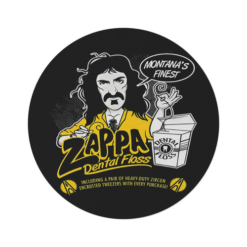 Round Aera Rug. Zappa Dental Floss Speak Your Mind