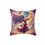 Thumbnail: Faux Suede Square Pillow with Cover. Grateful Dead