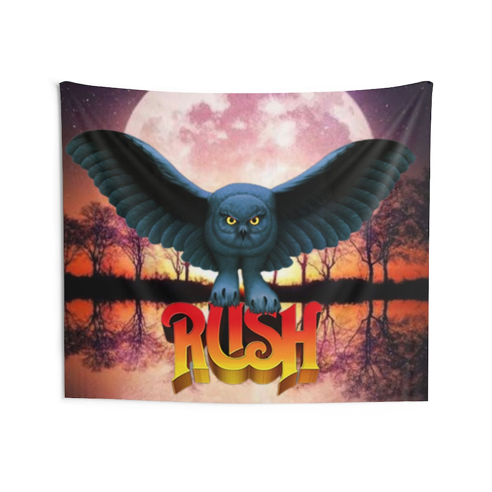 Indoor Wall Tapestry.. Wall décor fabric poster Rush