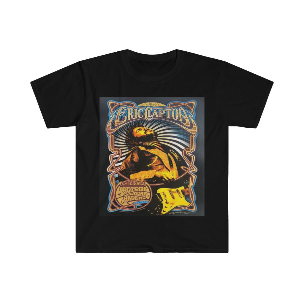 Soft Cotton T-Shirt. Eric Clapton