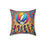 Thumbnail: Faux Suede Square Pillow with Cover. Grateful Dead