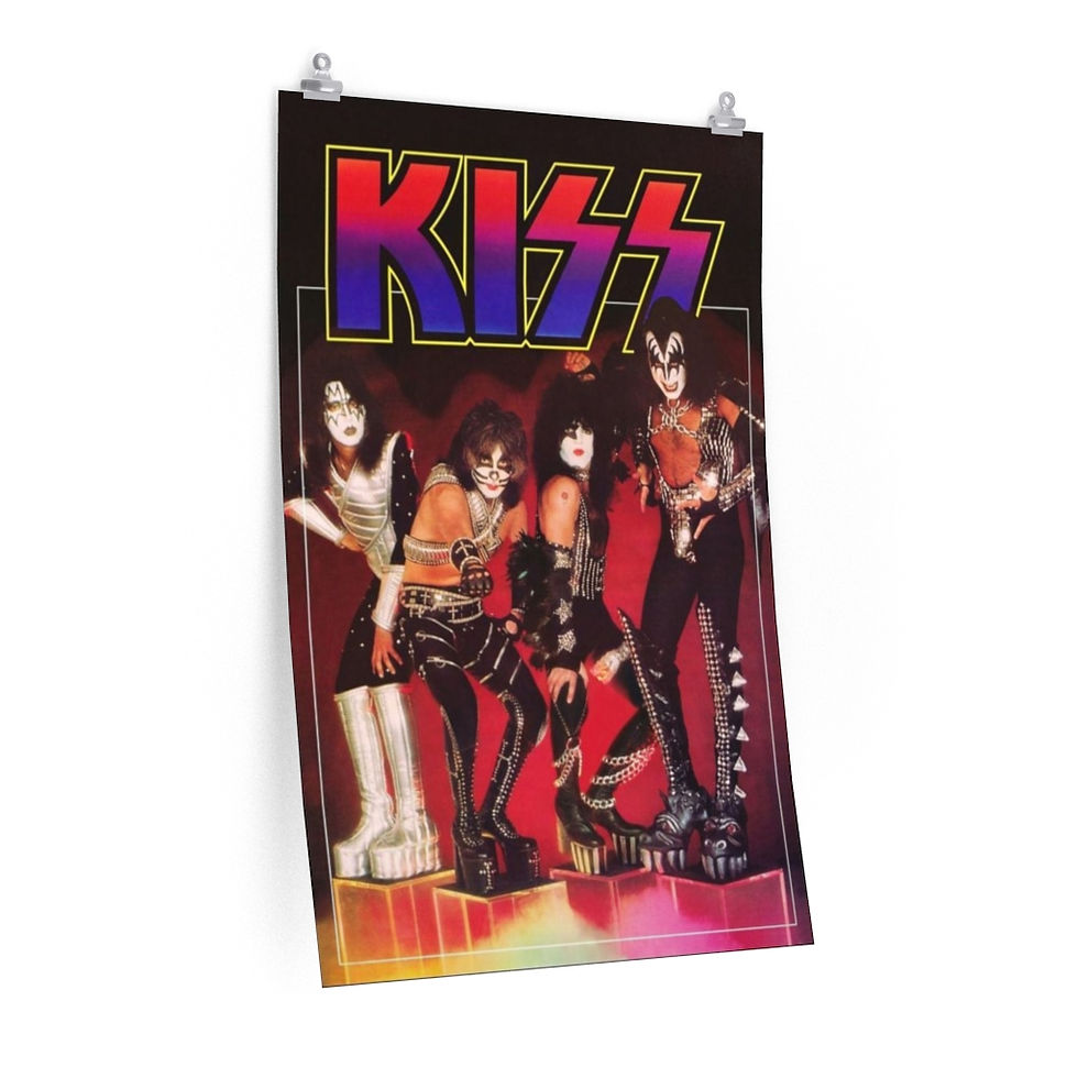 Vertical posters 24" x 36" Kiss rock band
