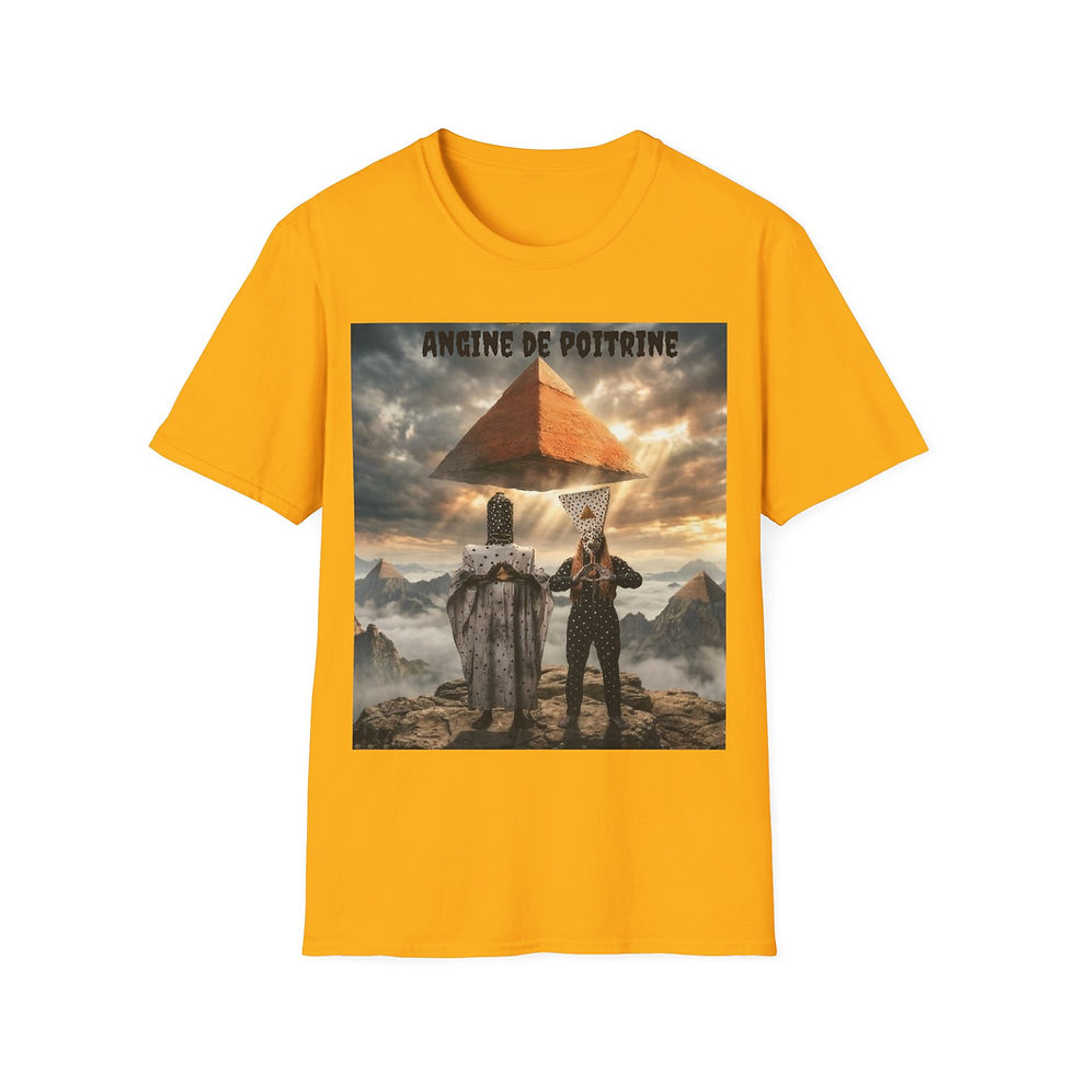 Thumbnail: Unisex Soft cotton T Shirt. Angine de poitrine
