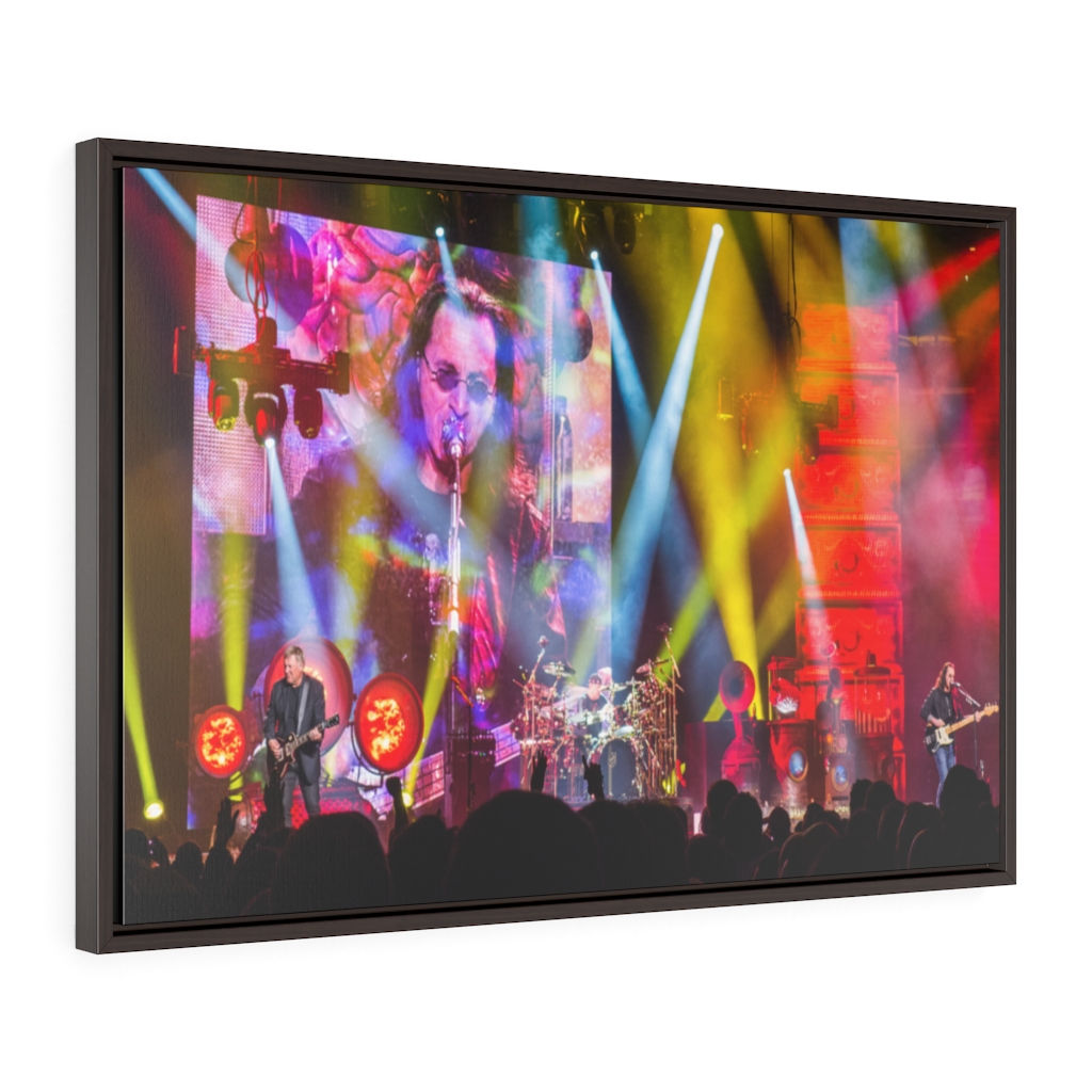 Horizontal Framed Premium Gallery Wrap Canvas. Rush Live
