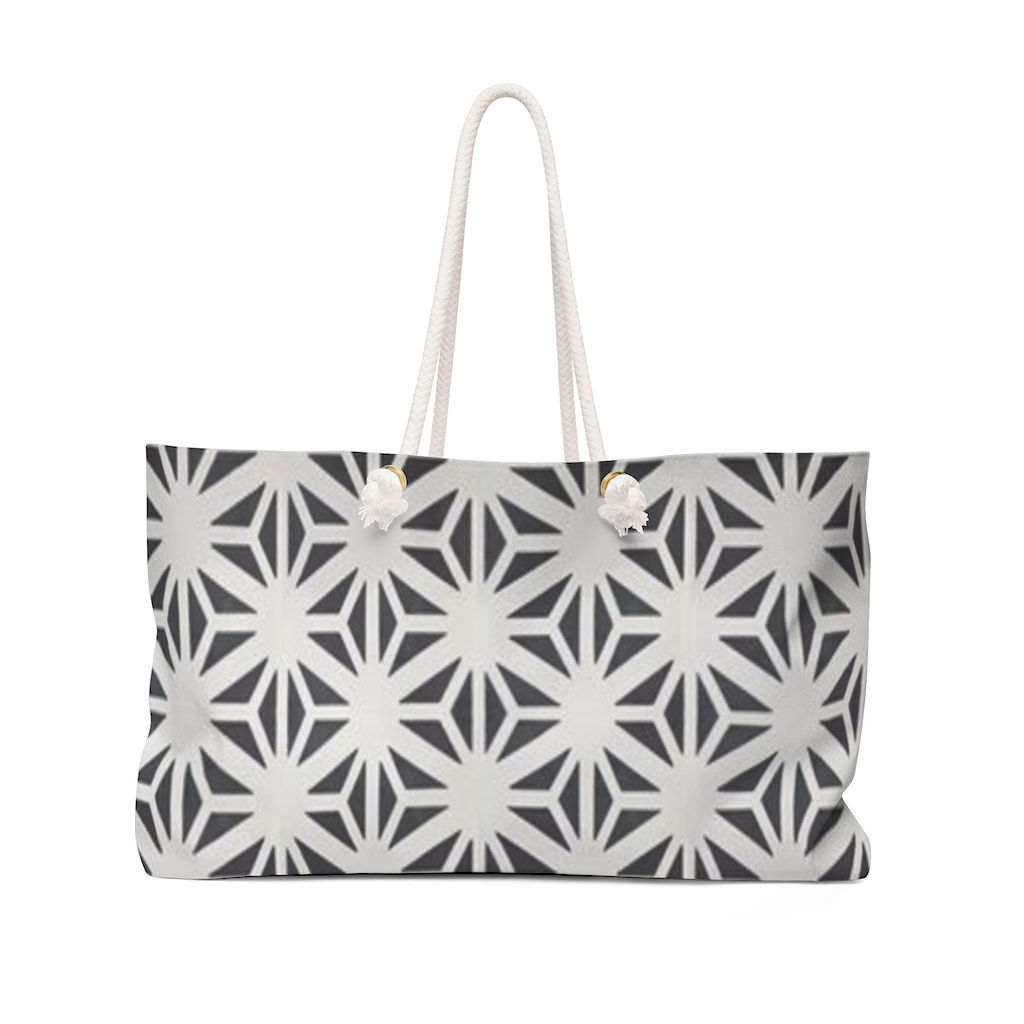 Weekender Tote Bag. Geometrical