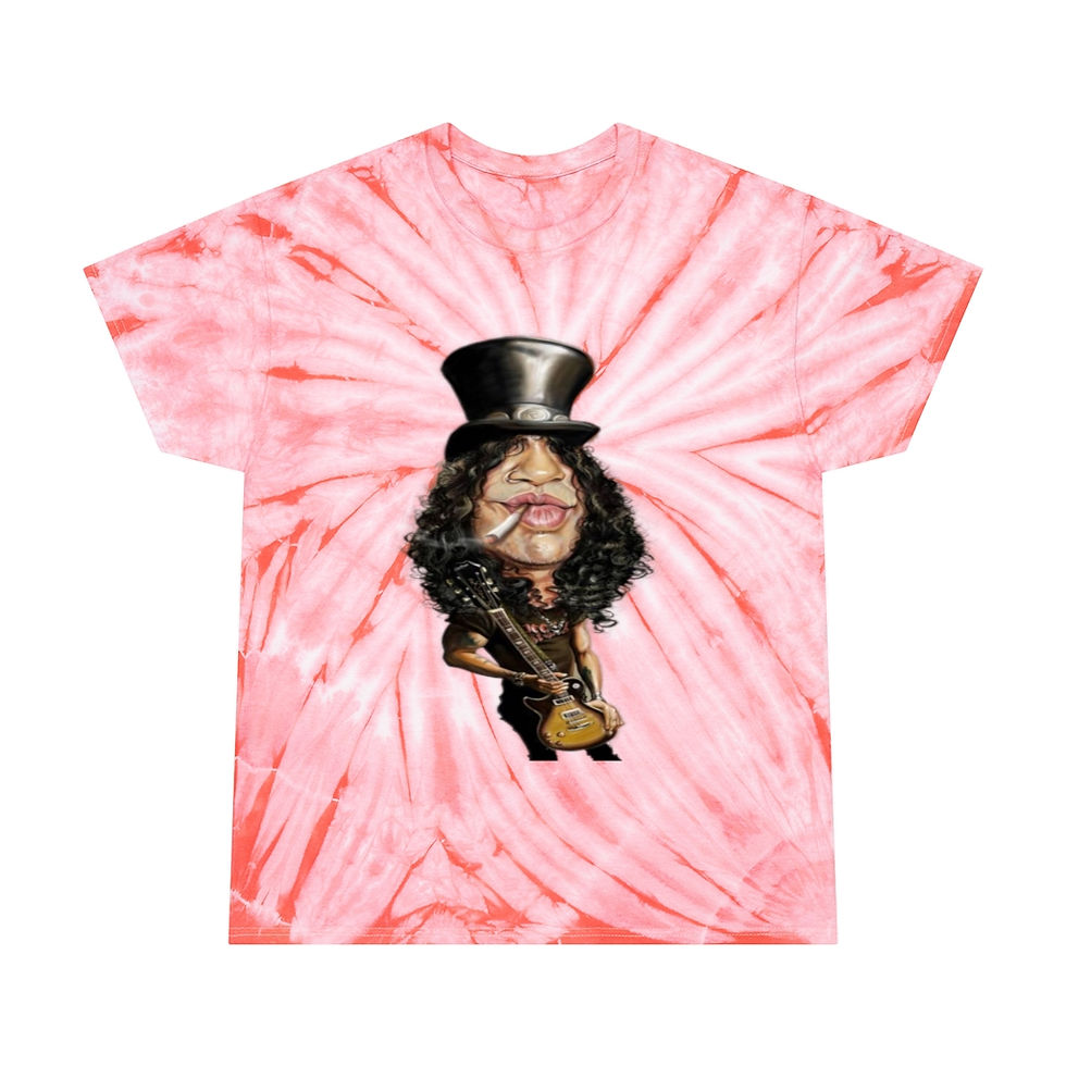 Thumbnail: Tie-Dye Tee, Slash Caricature 