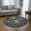 Thumbnail: Round Area Rug. Grateful Dead 