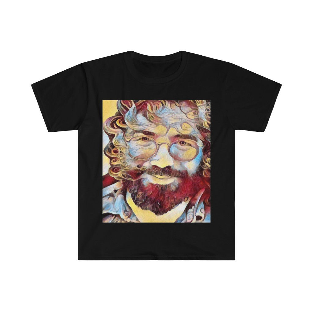Soft Cotton T-Shirt. Jerry Garcia. Grateful Dead