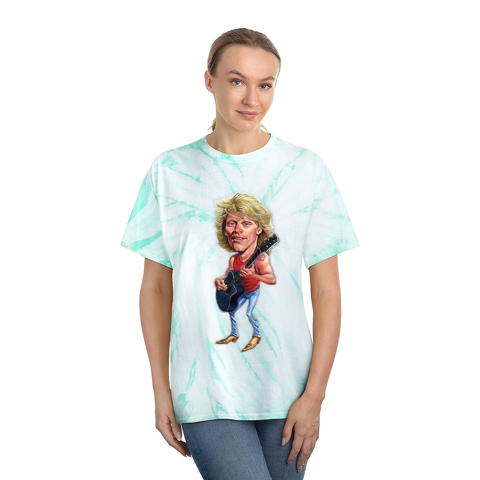 Thumbnail: Tie-Dye Tee, Bon Jovi Caricature 
