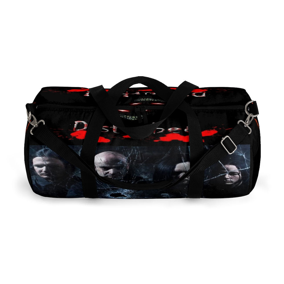 Thumbnail: Duffel Bag Disturbed Travel Bag. Rock Music