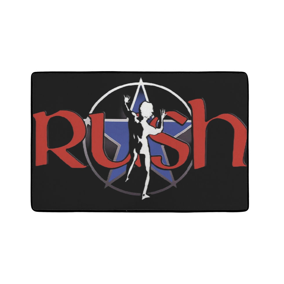 Area Rug with Black Binding. Rush Starman