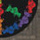 Thumbnail: Round Rug. Grateful Dead Bears Peace Sign