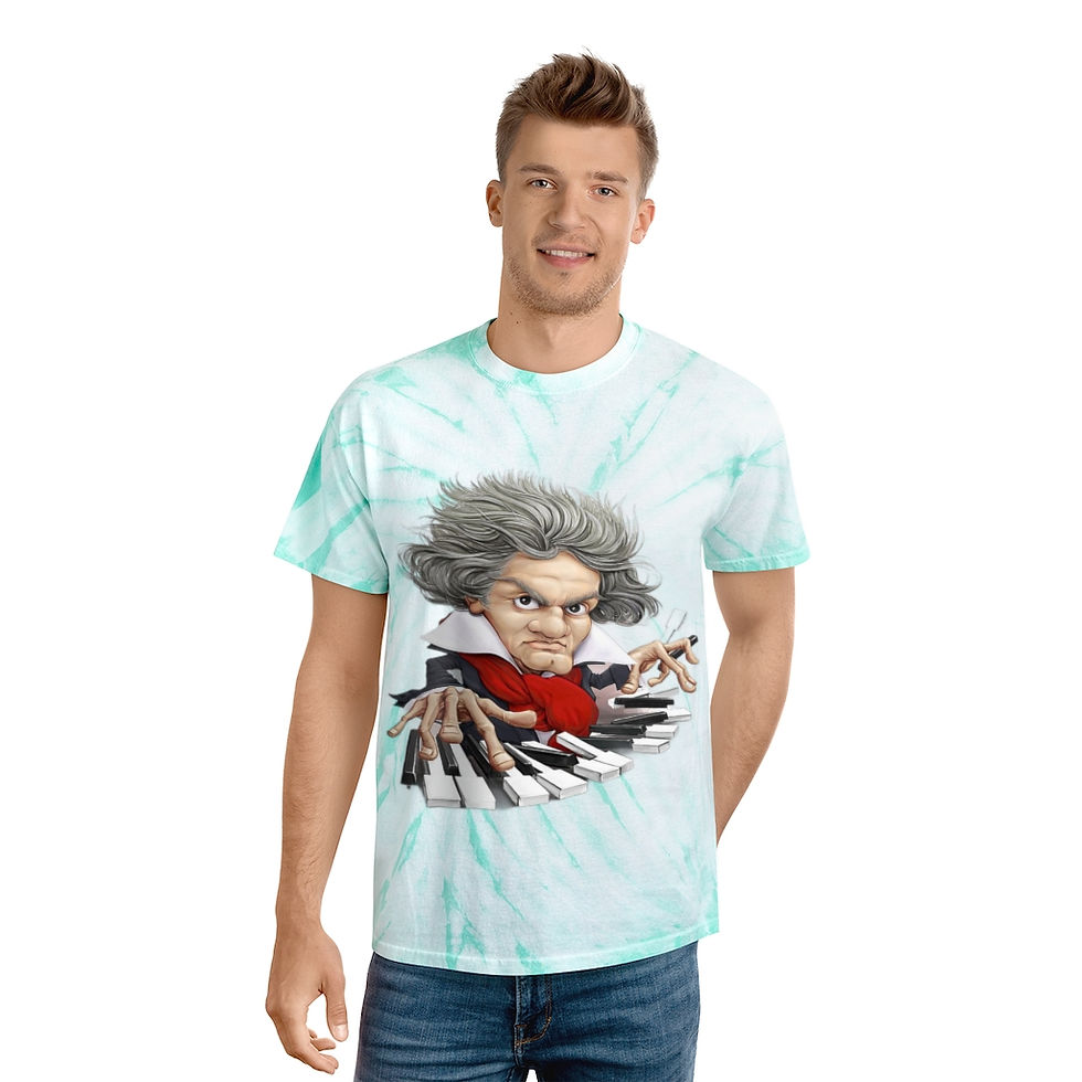 Thumbnail: Tie-Dye Tee, The Beethoven Caricature 