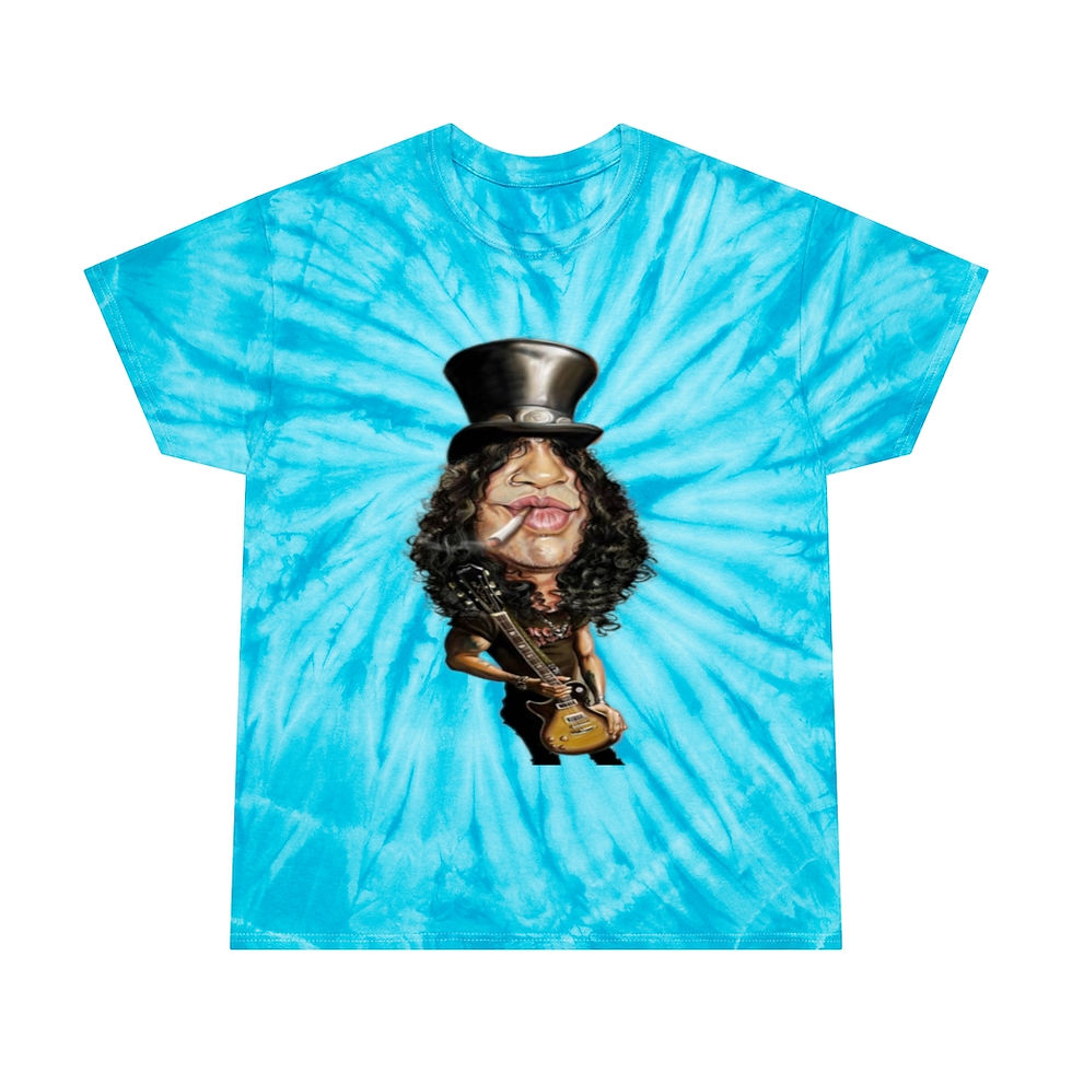 Thumbnail: Tie-Dye Tee, Slash Caricature 