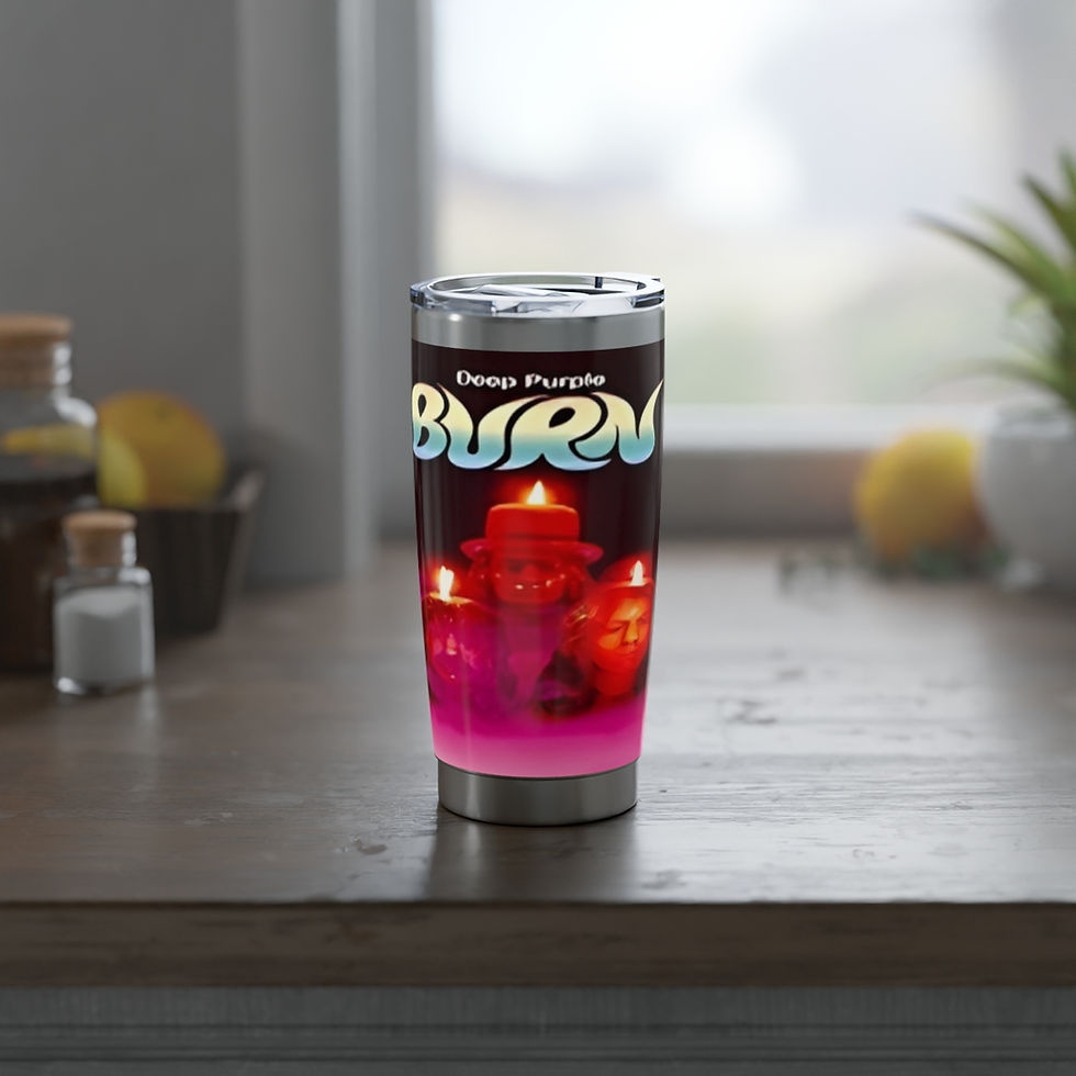 Thumbnail: 20oz Tumbler. Deep Purple. Burn