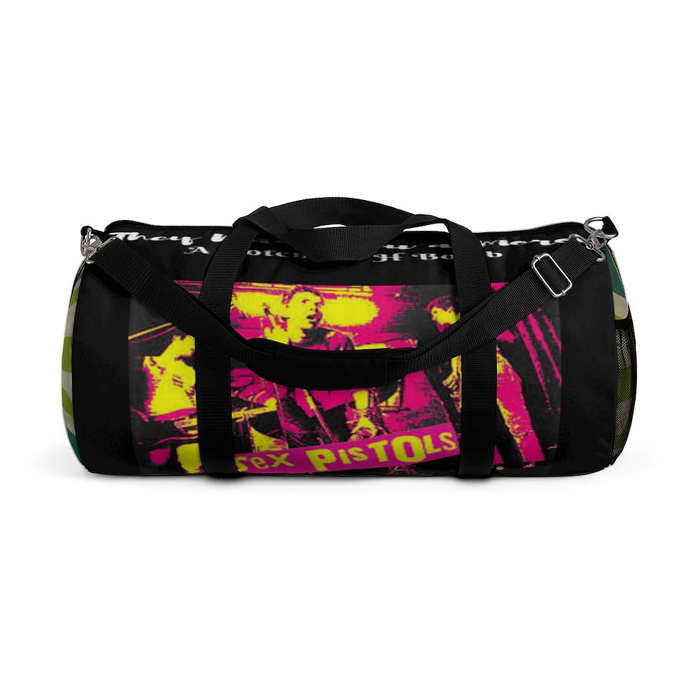 Thumbnail: Duffel Bag Sex Pistols. Travel Bag. Rare Special Edition