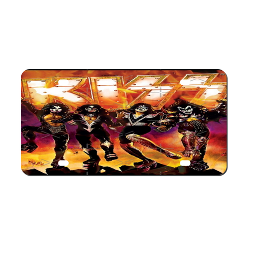 License Plate. Kiss Destroyer #3