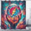 Thumbnail: 66"x72" Shower Curtain, Grateful Dead