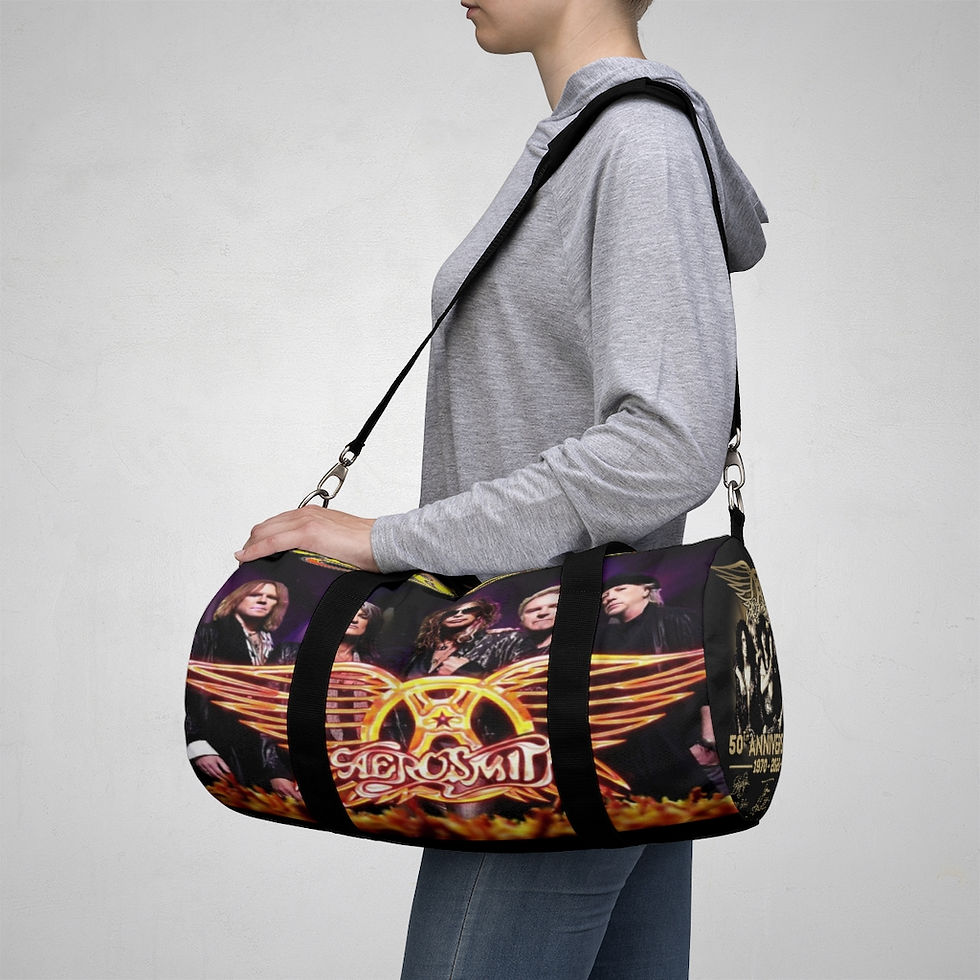 Thumbnail: Duffel Bag Aerosmith 50th Anniversary. Rare Limited Edition. Travel Bag