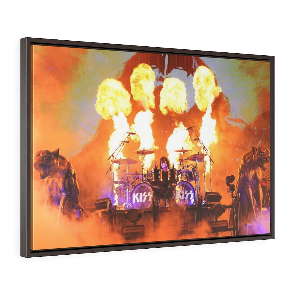 Gallery Canvas Wraps, Horizontal Frame. Kiss Drummer Eric Singer