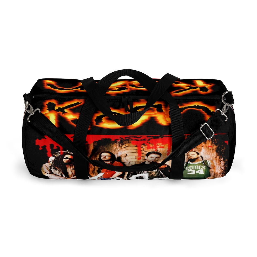 Thumbnail: Duffel Bag Korn Rock Music. Travel Bag