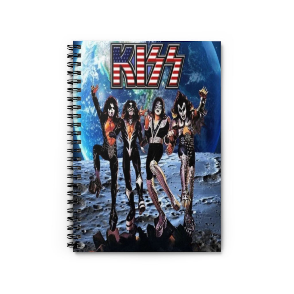 Spiral Notebook - Kiss Destroyer Space