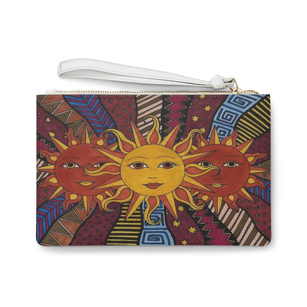 Thumbnail: Clutch Bag Vegan Leather. Sunny Day