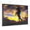 Thumbnail: Horizontal Framed Premium Gallery Wrap Canvas Sunset Horse