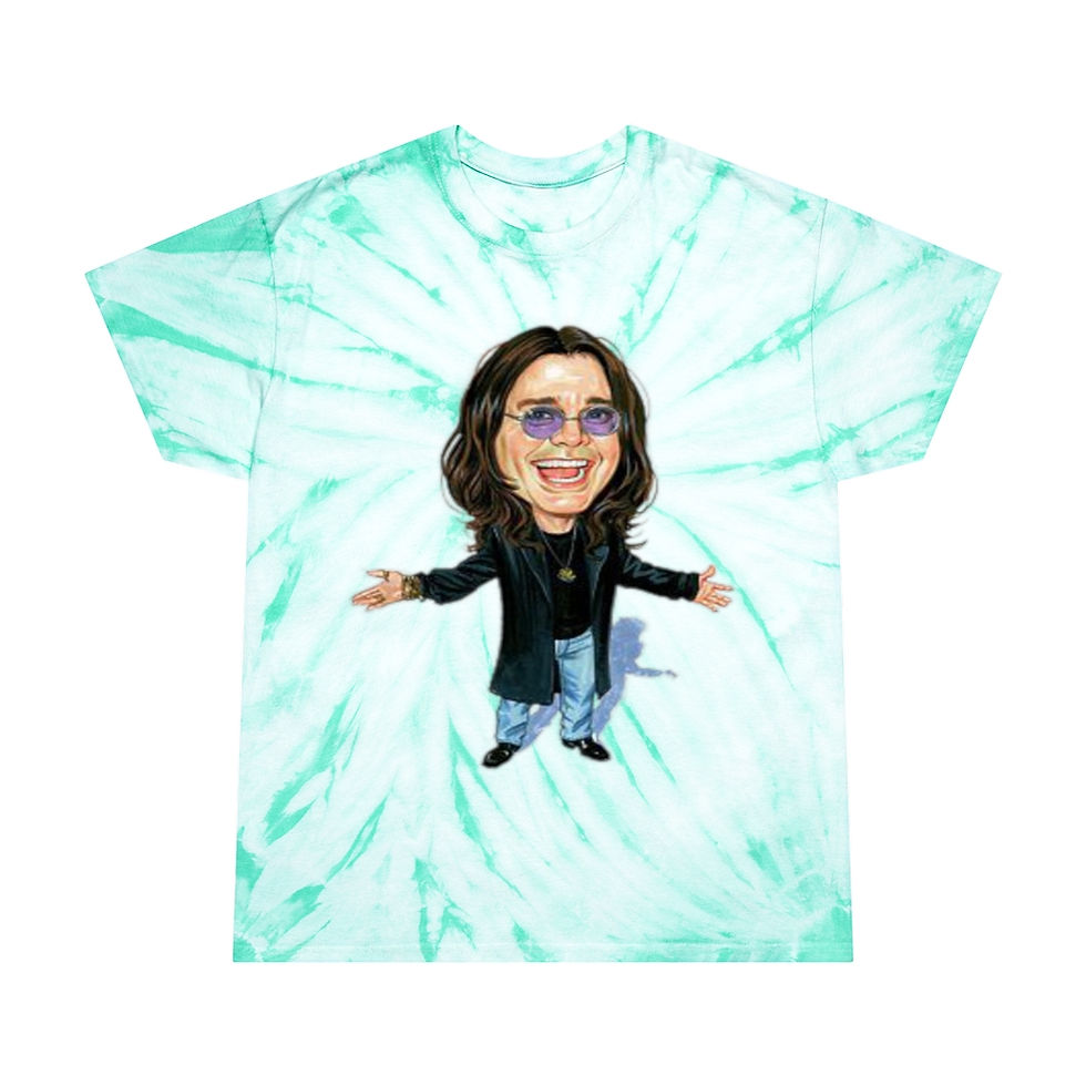 Thumbnail: Tie-Dye Tee, Ozzy Caricature 