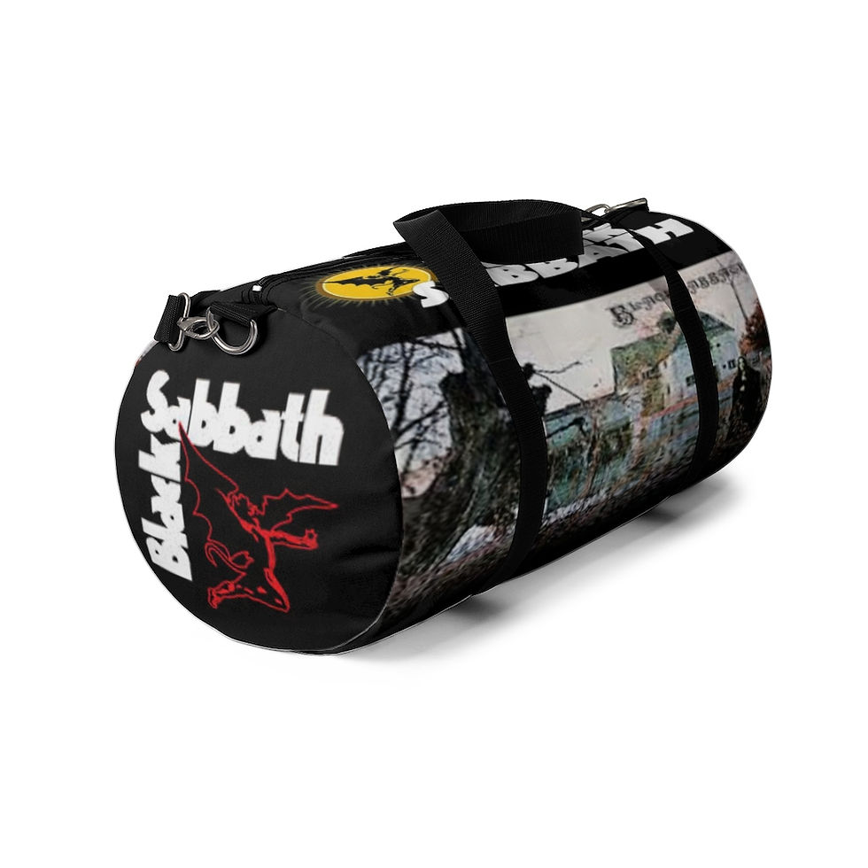 Duffel Bag Black Sabbath Travel Bag. Rare Limited Edition