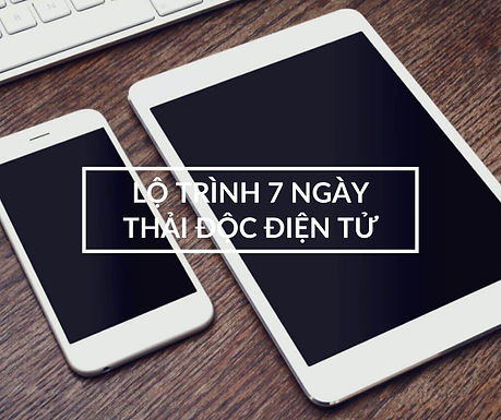 Lộ trình 7 ngày thanh lọc điện tử
