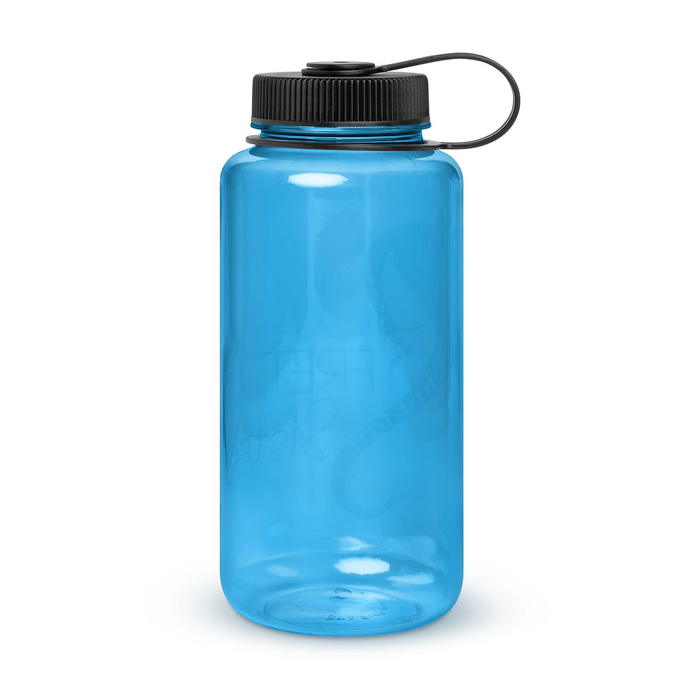 Thumbnail: Wide mouth plastic water bottle