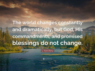 Blessings Sometimes Bring Change