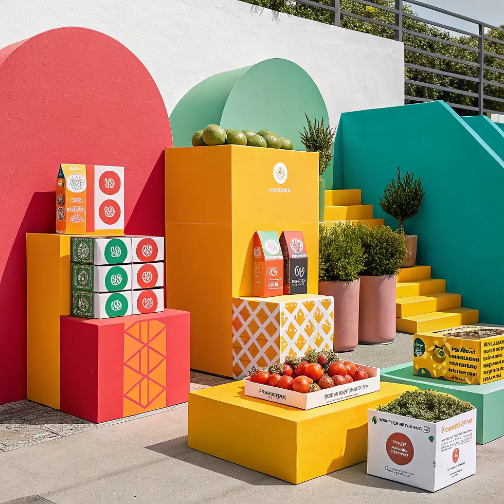 packaging di design moderno