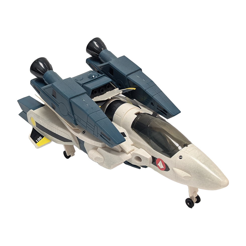 Thumbnail: 1995 VINTAGE PLAYMATES ROBOTECH VERITECH FIGHTER WITH FIGURE AND BOX 100% COMP.
