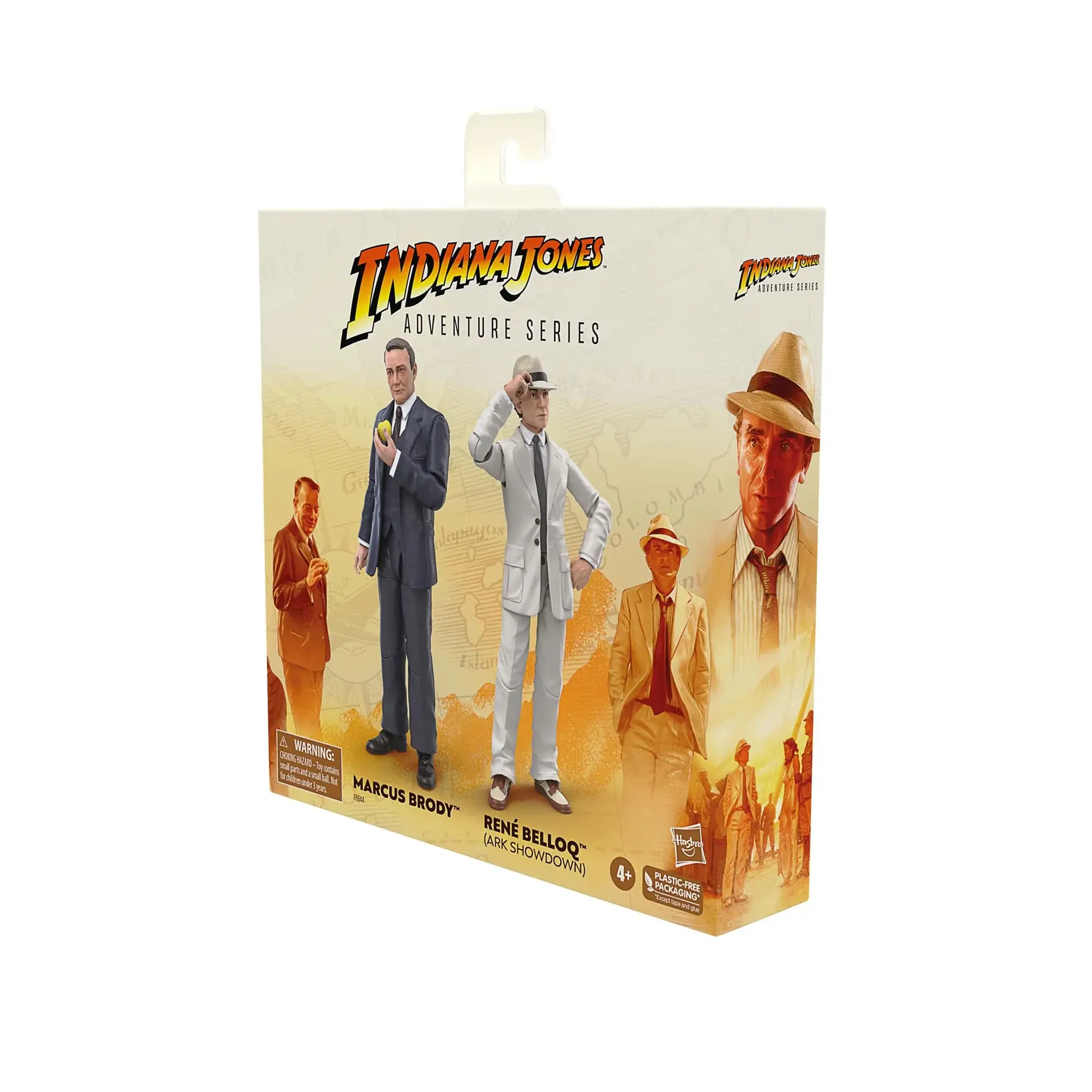 2023 HASBRO INDIANA JONES ADVENTURE SERIES ROTLA BRODY AND BELLOQ ACTION FIGURES