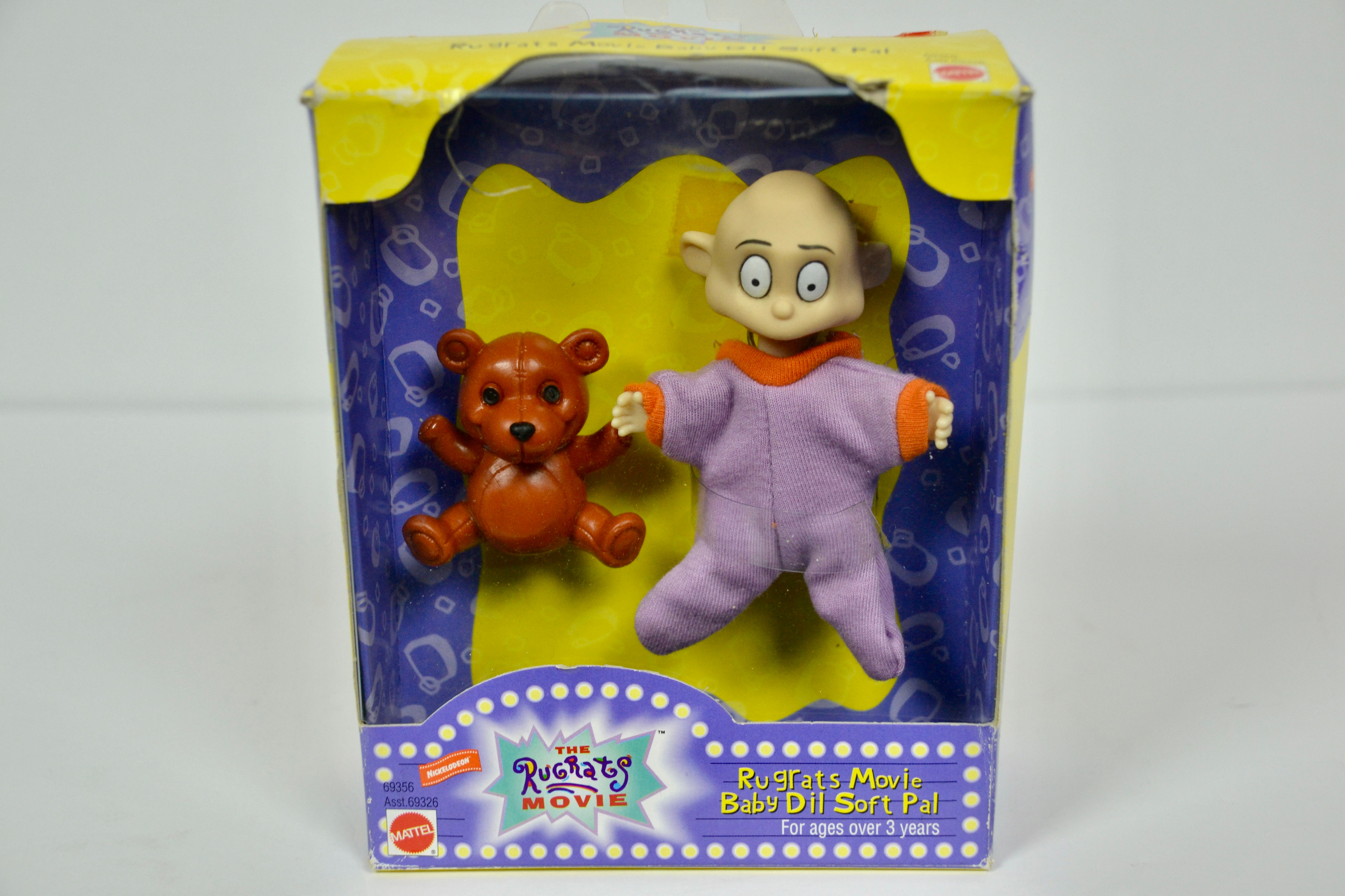 VINTAGE 1998 MATTEL RUGRATS THE MOVIE BABY DIL SOFT PAL ACTION FIGURE