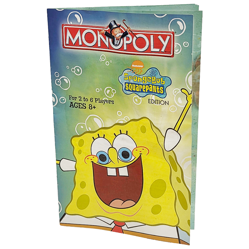 Thumbnail: VINTAGE 2005 PARKER BROTHERS SPONGEBOB SQUAREPANTS MONOPOLY COMPLETE (PREOWNED)