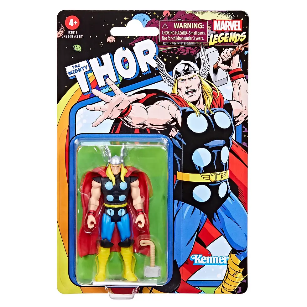 2022 HASBRO MARVEL LEGENDS RETRO 3.75" THOR ACTION FIGURE